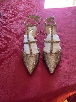 INC Dress Shoes Gold Size 8