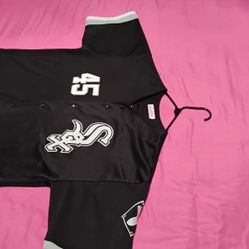 Authentic  Michael Jordan White Sox Jersey 