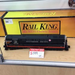 Rail King Electric Train Engine In Original Box! Layaway Available!