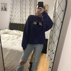 Rare Red hat society vintage cat sweatshirt 