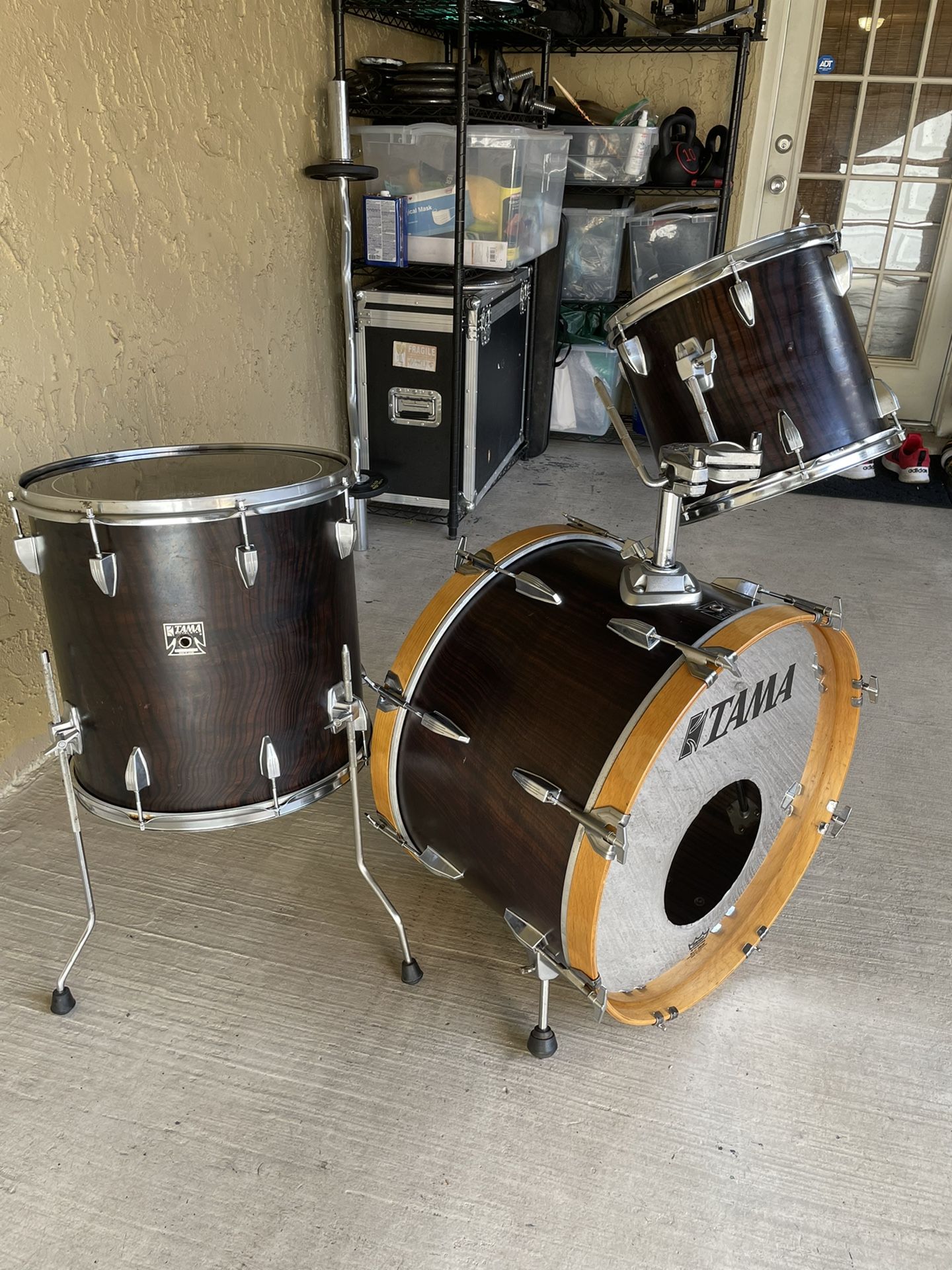 80s Tama Royalstar Drum Kit Brazilian Finish