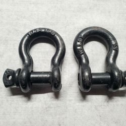 BADLAND 1/2" D-Shackles 2 Ton Max Load, LOCATED IN MIRA MESA 92126