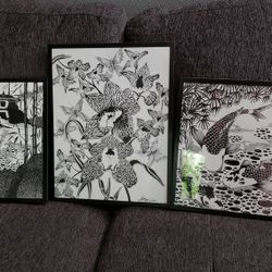 Blk N Wht Art $15 Obo