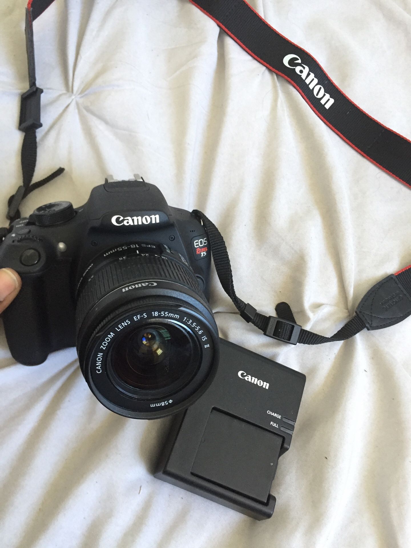 Canon EOS Camera and Battery