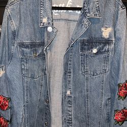 Distressed Jean Jacket