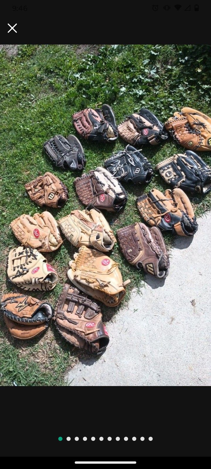 Softball Glove & Baseball Glove