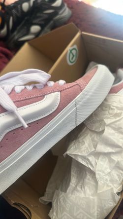 New school vans pink size 7.0