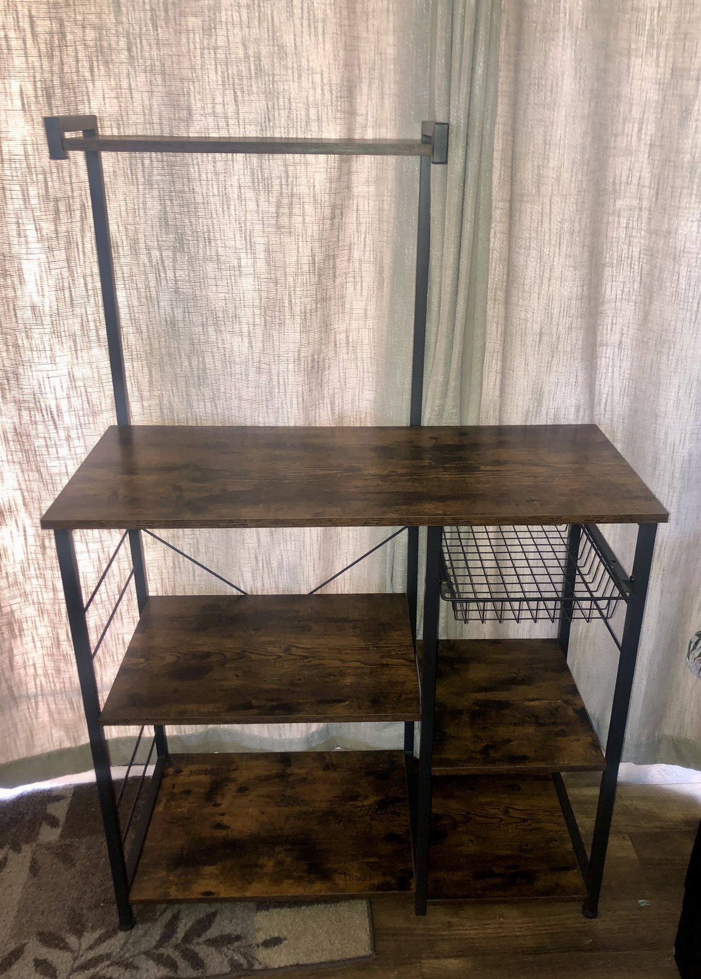 Desk With Shelves 54”x36”x16” 