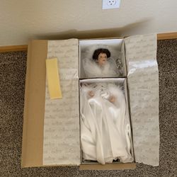 Ashton Drake Winter Romance Bride Porcelain  Doll - Make Offer