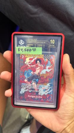 One Piece - OP02 Portgas.D.Ace BGS Black Label 10