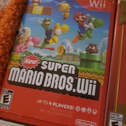 Nintendo Wii Game New Super Mario Bros Excellent Condition Works Perfectly
