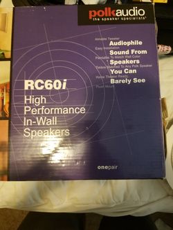 Polk Audio in-wall speaker one available