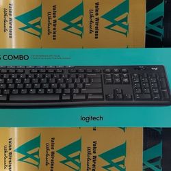 Logitech wireless combo keyboard +mouse