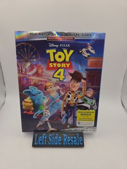 Toy Story 4 ( Blu-ray , DVD , 2019 ) - With Slipcover -