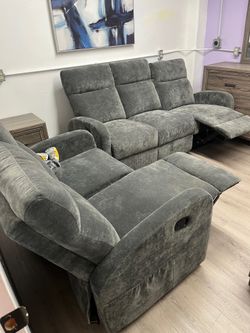 Recliner Sofa And Loveseat