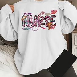 White Nurse Sweatshirt 
