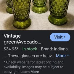 5 green juice glass Avocado Green Juice Glass