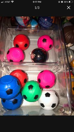 New Soccer Balls ⚽️ Spinners & Marvel Soft Balls $1. Ea.