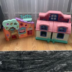 Pet Shop House And Fisher Price House 