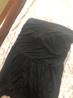 Black maxi dress