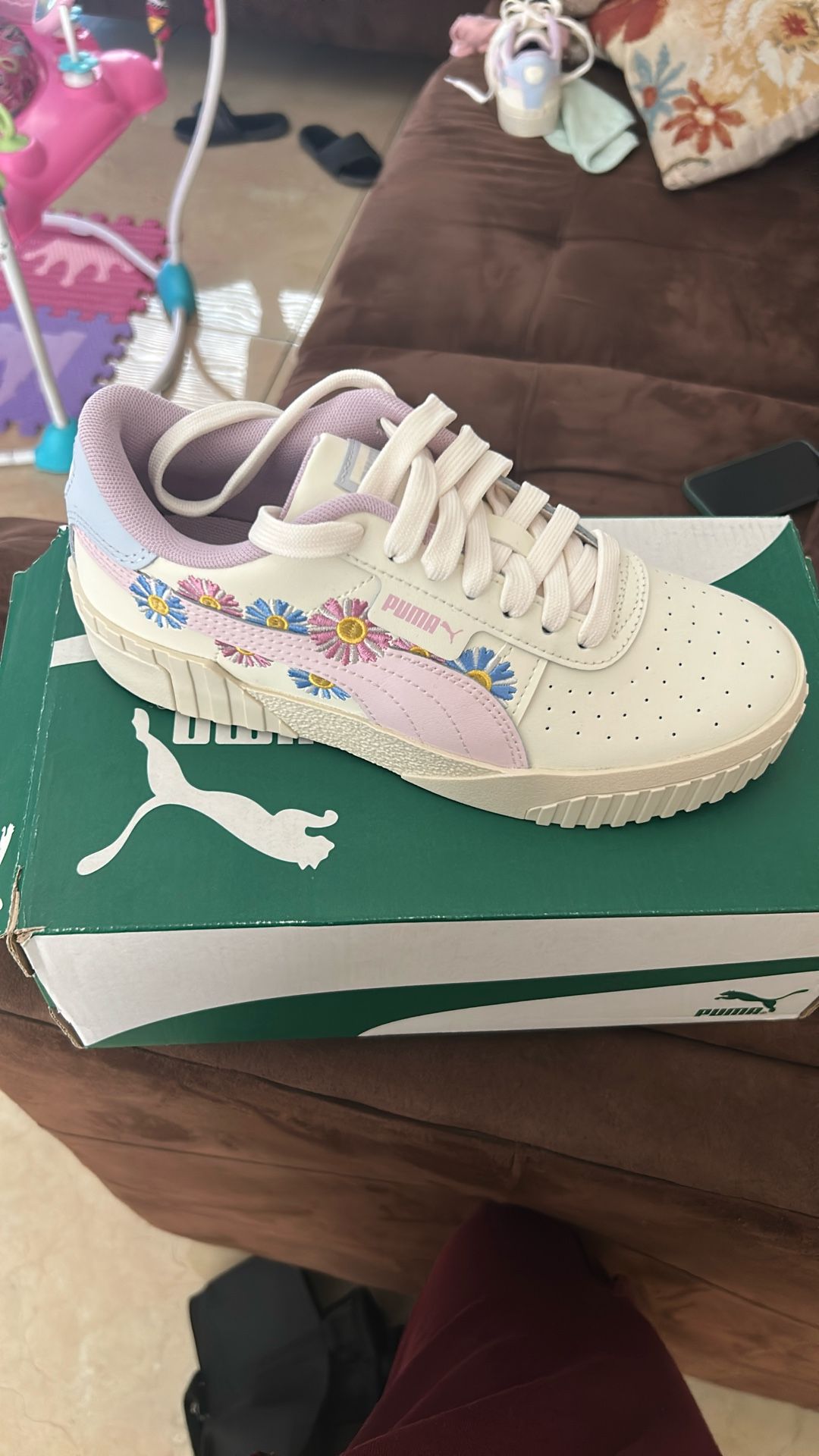 Puma Cali Embroidered Jr