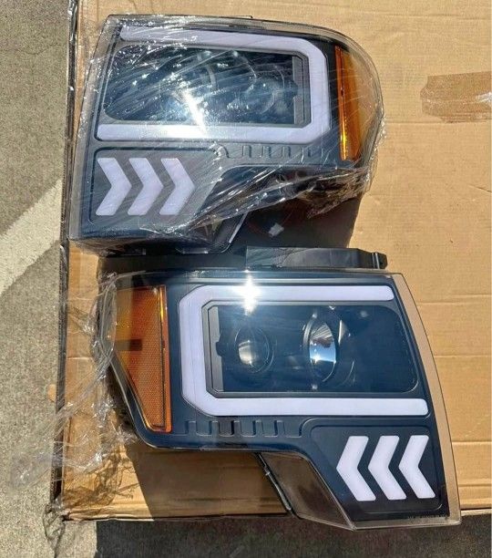 09-14 Ford F-150 LED Headlights Faros Lights Luces Calaveras Micas