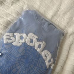 Sp5der Web Hoodie Sky Blue 