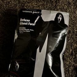 Deluxe Ghostface Adult Costume Complete Scream