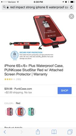 Water proof case for iPhone 6/6s