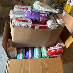 Diapers four dollars a pack no size 5 or six left 28 Belinda will not respond to messages tons of laundry soap for Sale to moving out needs stuff gone