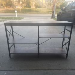 Moving on the 30th! Industrial Console/Media Table - ONLY $80 