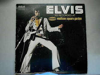 ELVIS as recorded AT MADISON SQUARE GARDE RCA VICTOR 1972 LSP-STEREO