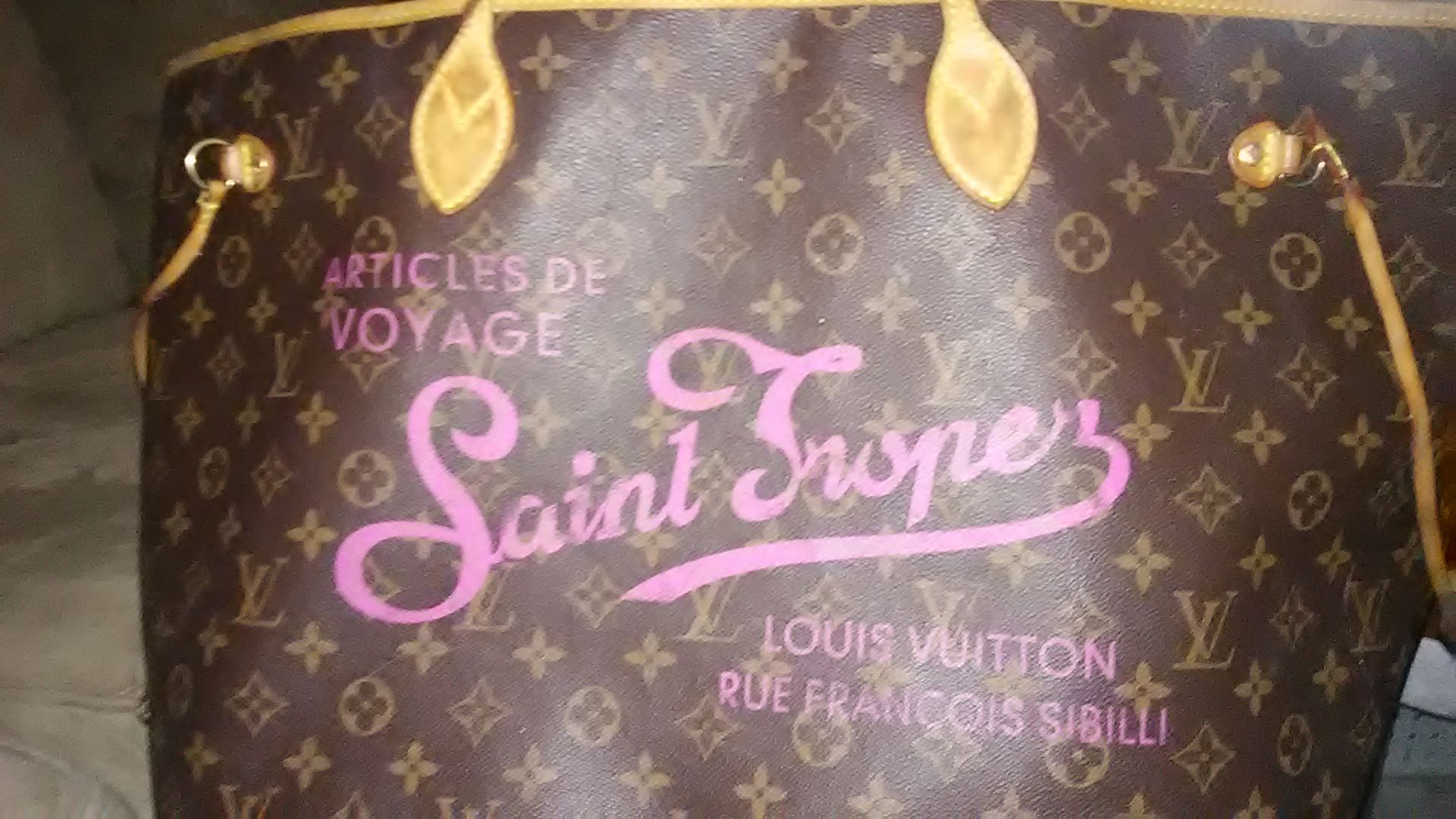 New in Box Louis Vuitton St Tropez On The Go Limited Edition Bag