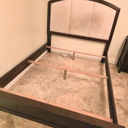 Wood Bed Frame - Queen Size