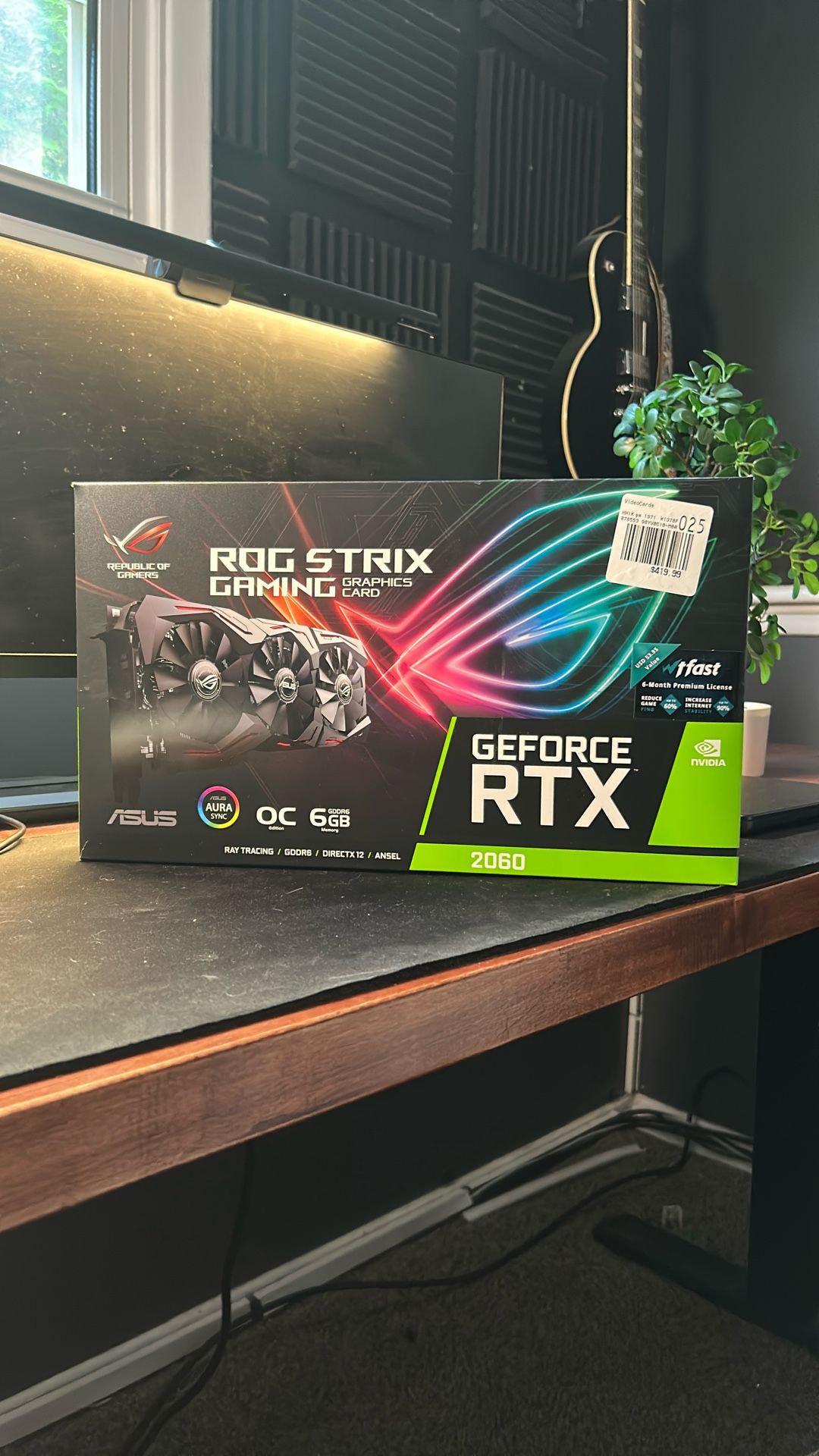 🔥 ASUS ROG Strix RTX 2060 OC 6GB – RGB Triple-Fan GPU