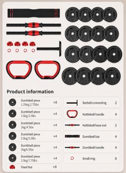 Home Gym Plate Tree Rack & Weights