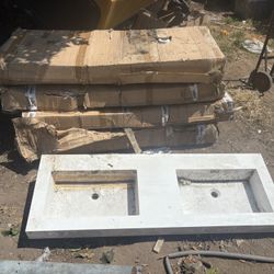 double sink vanity top