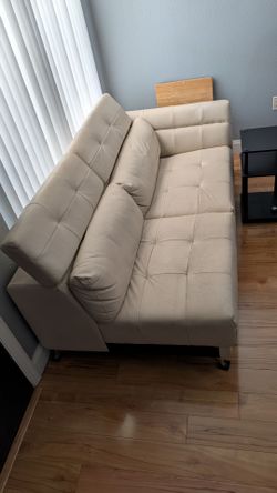 Sectional couch two pieces left side lounge area