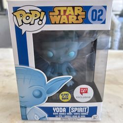 Funko Pop! STAR WARS- YODA (SPIRIT) 02- GLOW IN THE DARK- WALGREENS- NIB