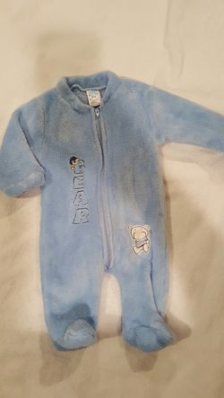3-6 month plush infant sleeper