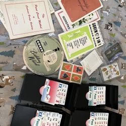 Vintage Bridge Game Items All For $75.00