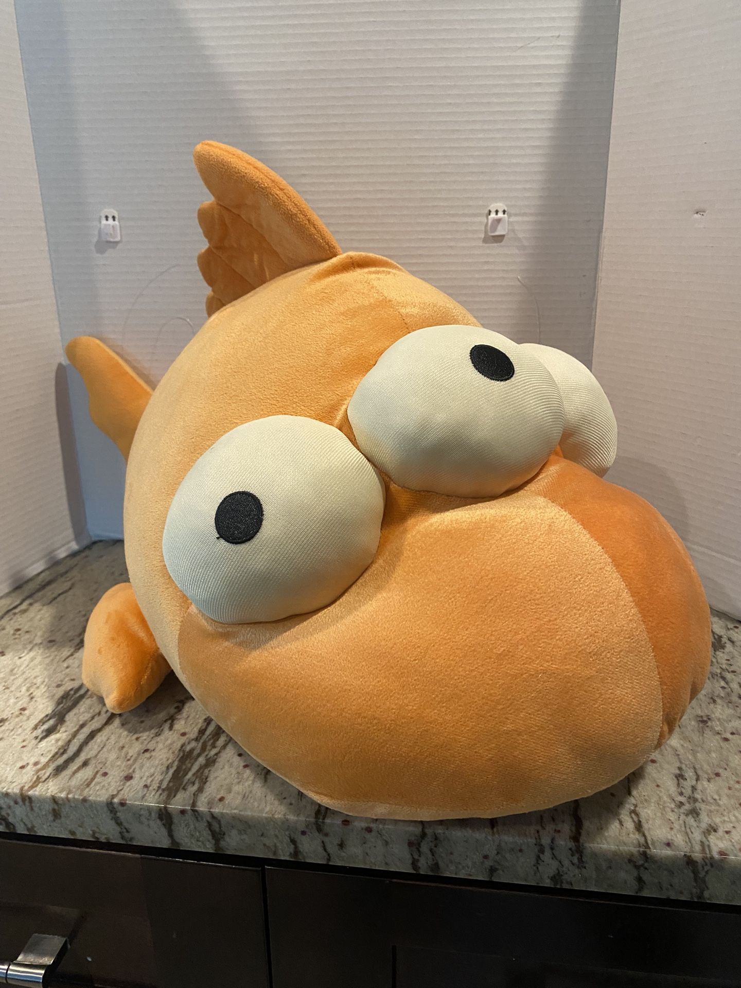 The Simpsons BLINKY Jumbo Plush 24" Three-Eyed Gold Fish from Universal Studios