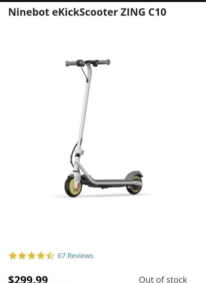 EKICKSCOOTER ZING C10