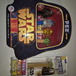 Star Wars Crystal Ltd Ed Pez Candy Set Darth Vader  Metal Tin ~NEW ~ Unopened
