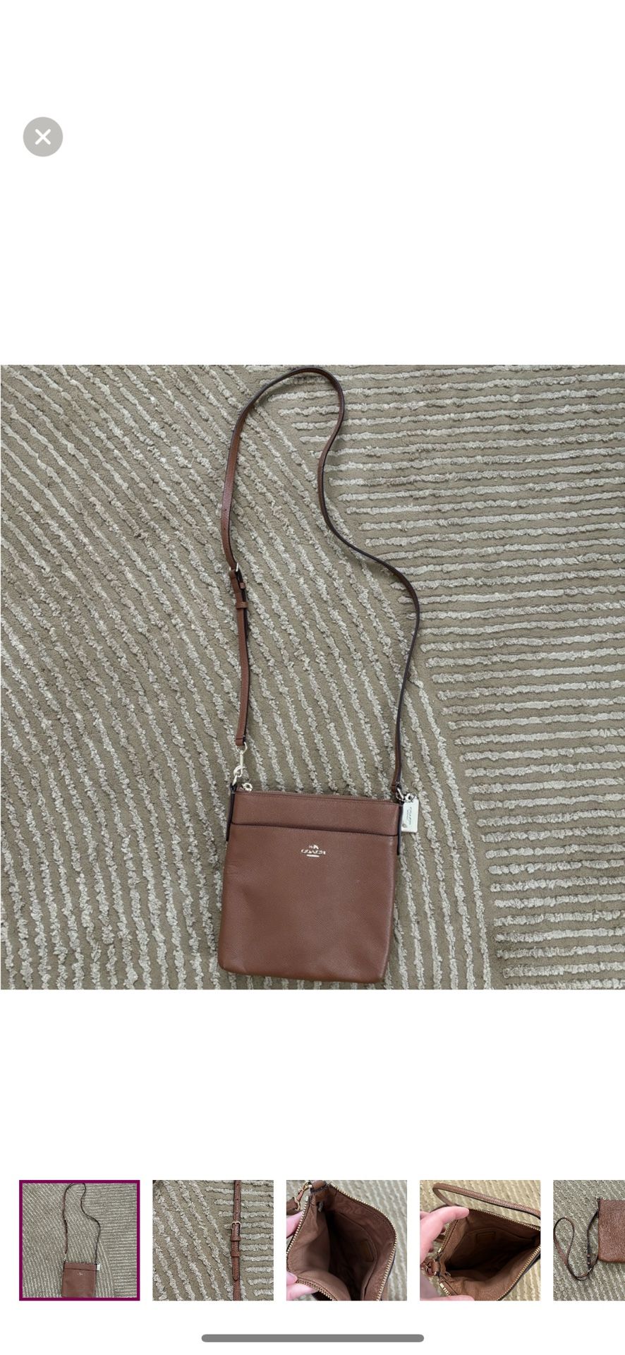 Like new Camel Coach Kitt Messenger Crossbody