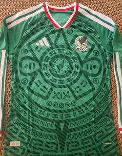 Mexico Green Long Sleeve Jersey Large Fit