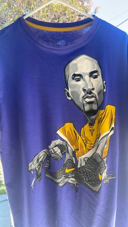 Kobe Bryant Graphic T-Shirt Purple Lakers