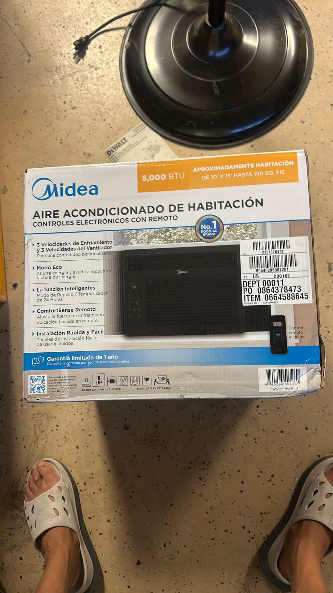 5000 Btu Midea Air Acondicionado $100