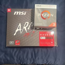 CPU + GPU combo (Ryzen 3 3200g + Rx 580)