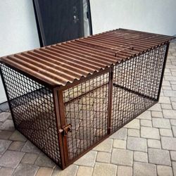 Dog And Animal Protection Cage For A Doggie Door